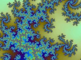 Beautiful fractal zoom into the infinite mathemacial mandelbrot set photo