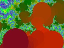 3d-ilustración. fondos fractales coloridos y matemáticos en números complejos. foto