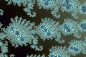 Beautiful zoom into the infinite mathematical mandelbrot set fractal. photo