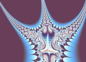 Beautiful zoom into an infinite mathematical fractal set. photo