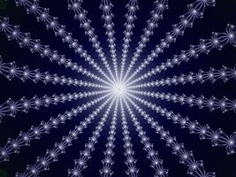 Beautiful zoom into the infinite mathematical mandelbrot set fractal. photo