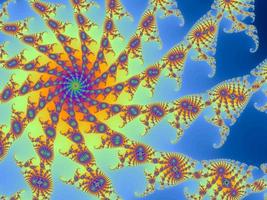 Beautiful fractal zoom into the infinite mathemacial mandelbrot set photo