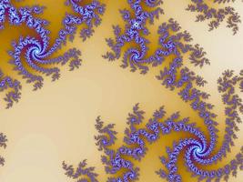 Beautiful zoom into the infinite mathemacial mandelbrot fractal. photo