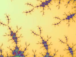 3D-Illustration of a beautiful zoom into the infinite mathematical mandelbrot set fractal. photo