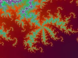 Beautiful fractal zoom into the infinite mathemacial mandelbrot set photo