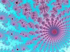 Beautiful fractal zoom into the infinite mathemacial mandelbrot set photo