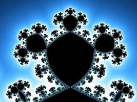 Beautiful zoom into the infinite mathematical mandelbrot set fractal. photo