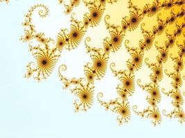 Beautiful zoom into an infinite mathematical fractal set. photo