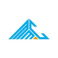 MMC letter logo creative design with vector graphic, MMC simple and modern logo in triangle shape.