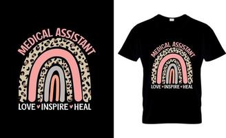 CNA t-shirt design or CNA poster design or CNA shirt design vector