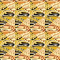 Psychedelic kaleidoscope seamless pattern. Geometric abstract mosaic ornament vector