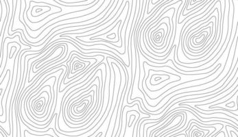 Seamless vector topographic map background white on dark. Line topography map seamless pattern. Mountain hiking trail over terrain. Contour background geographic grid.