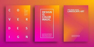 Geometric covers design. Future Web pattern vector with colorful gradients. Geometric pattern cover. Eps10 vector.