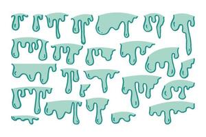 Paint Drip Vector doodle Art Icons