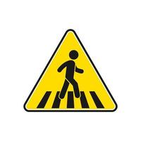 Pedestrian crossing symbol.ai Royalty Free Stock SVG Vector and