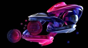 3d render abstract background for web and mobile application photo