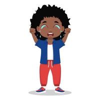 The child is crying, the boy is in tears vector