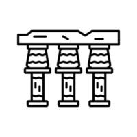 Luxor Temple Vector Icon
