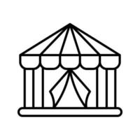 Circus Tent Vector Icon