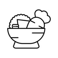 Salad Vector Icon