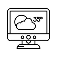 Weather Forecast Vector Icon