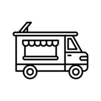 Bakery Truck Vector Icon