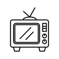 icono de vector de tv