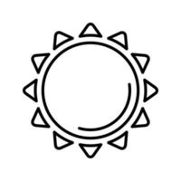 Sun Vector Icon