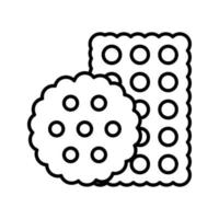 Biscuit Vector Icon