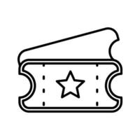 Ticket Vector Icon