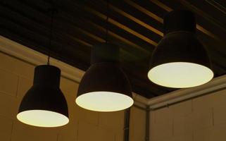 Indoor ceiling lamp, simple and beautiful design. photo