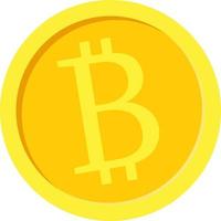 Bitcoin icon criptocurrency symbol vector