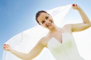 beautiful bride outdoor photo