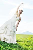 bride outdoor view photo