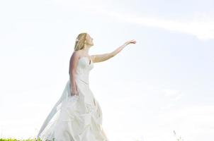 bride outdoor view photo