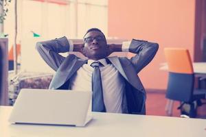 African American businessman photo