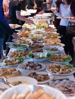 catering food table photo