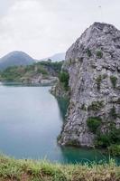 Limestone Mountains after the explosion of concessions. photo