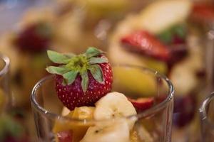 fruits salad view photo
