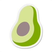 Vector Avocado sticker