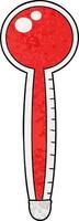 vector cartoon thermometer