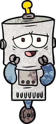 cartoon robot character