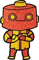 cartoon robot character vector