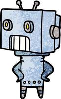 cartoon robot character vector