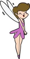 cartoon fairy character vector