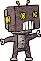 cartoon robot character vector