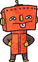 cartoon robot character vector