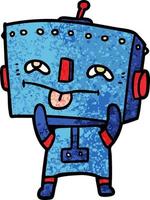 cartoon robot character vector