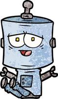 cartoon robot character vector