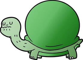 personaje de tortuga de dibujos animados vector